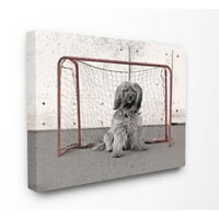 Hockey Industries Hockey Sports Sports Dog Dog Pet Animal Collage Design Design Canvas wallидна уметност од Дафне Полсели