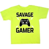 Момци „кратки ракави“ „Savage Gamer“ далечински управувач маица
