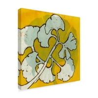 Трговска марка ликовна уметност 'злато батик ботаничка IV' платно уметност од Андреа Дејвис