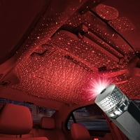 Автомобил Покрив Светла УСБ Ноќна Светлина Ѕвезда Проектор Ноќно Светло Преносни Прилагодливи Романтични Внатрешни Светла За