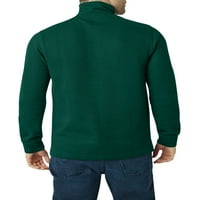 Chaps Men's Flatback Rib Westport Quarter Zip Mockneck Nit- големини XS до 4xB