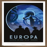 - Европа Патување Постер Ѕид Постер, 14.725 22.375 Врамени