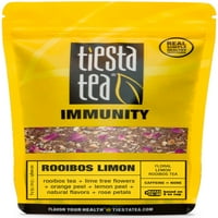 Имунитет на чај од Тиста, роуибос лимон, лабава мешавина од чај од билки, без кофеин, 3. калај