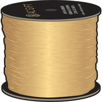 Рафија лента 1 x75yd-злато