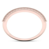 Империјал 1 2CT TDW Diamond 14K Rose Gold Band Band