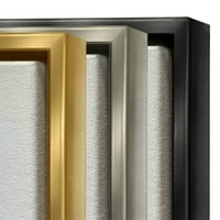 Stuple Industries Совршен брак металик злато врамено лебдечко платно wallидна уметност, 24х30