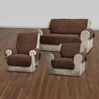 Иновативни текстилни решенија 1-парчиња солиден мебел за мебел за мебел, чоколадо, чоколадо