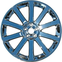 Преиспитано ОЕМ алуминиумско тркало, последователно хром, се вклопува во 2005 година- Крајслер 300