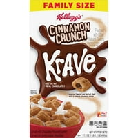 Kellogg's Krave Cranch Crunch Crunch Lood Rooction Ireal, 17. Оз