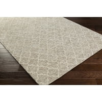 Уметнички ткајачи Фуџи Греј модерен килим од 4 '6'
