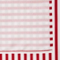 Време на празник за штиклирање на ткаенини од ткаенини, повеќебојни, 60 x84 правоаголник, достапен во повеќе големини