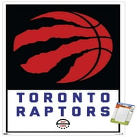 Торонто Рапторс - Логото Ѕид Постер, 22.375 34