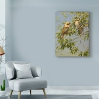 Трговска марка ликовна уметност „Мали жолти птици“ платно уметност од Мајкл acksексон