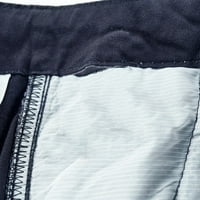 Менс Лето Мода На Отворено Обични Еднобојни Копчиња Мулти-Џебни Спортски Шорцеви Панталони