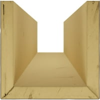 Екена Милхаурд 8 W 4 H 10'l 3-странична 3-странична еднострана ендуратан фау дрвена тавана зрак, премиум цреша
