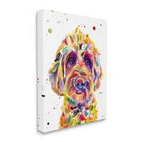 Задебелен териер куче Портрет портрет животни и инсекти графичка уметничка галерија завиткана платно печатена wallидна уметност