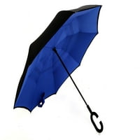 Обратна чадор - рачка со сина црна Ц - ветровит - прирачник
