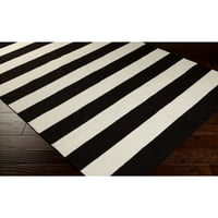 Уметнички ткајачи Бредли Црн модерен 9 '13 ’килим во областа