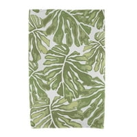 Со дизајн, палми остава цветни печатени крпи од плажа, зелена боја