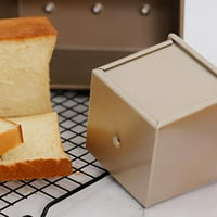 Алатки За печење Страничен Дизајн На Виткање На Устата Вода Коцка нелеплив Лизгачки Капак Тост Бо Мувла За Печење Леб Златна