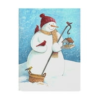 Заштитена марка ликовна уметност „Снежан црвена капа“ платно уметност од Мелинда Хипшер
