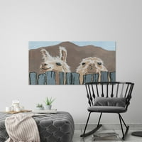Мармонт Хил peekaboo lamas сликање платно уметнички принт
