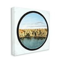 СТУПЕЛ ИНДУСТРИИ Есен Вудленд Форест Езерото преку галеријата за сликање на пејзаж Пејзаж, завиткана од платно, печатење wallидна уметност, Дизајн од Зивеи Ли