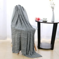 памучно плетено фрлање ќебе за кауч, 78