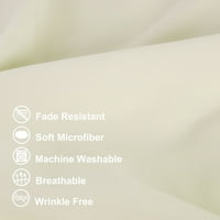 Единствени поволни цени микрофибер цврсти перници со долги каросерии, крем 20 72