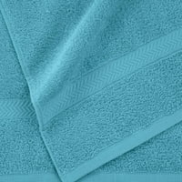 Marte 6 -парчен луксузен сет на пешкири, крпи за крпи со рачни крпи за миење садови - GSM прстен вртено памук високо апсорбирачки меки крпи за бања - идеални за секојдневн?