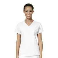 Wonderwink W 6455-Women's Mock Smock Scrub Top